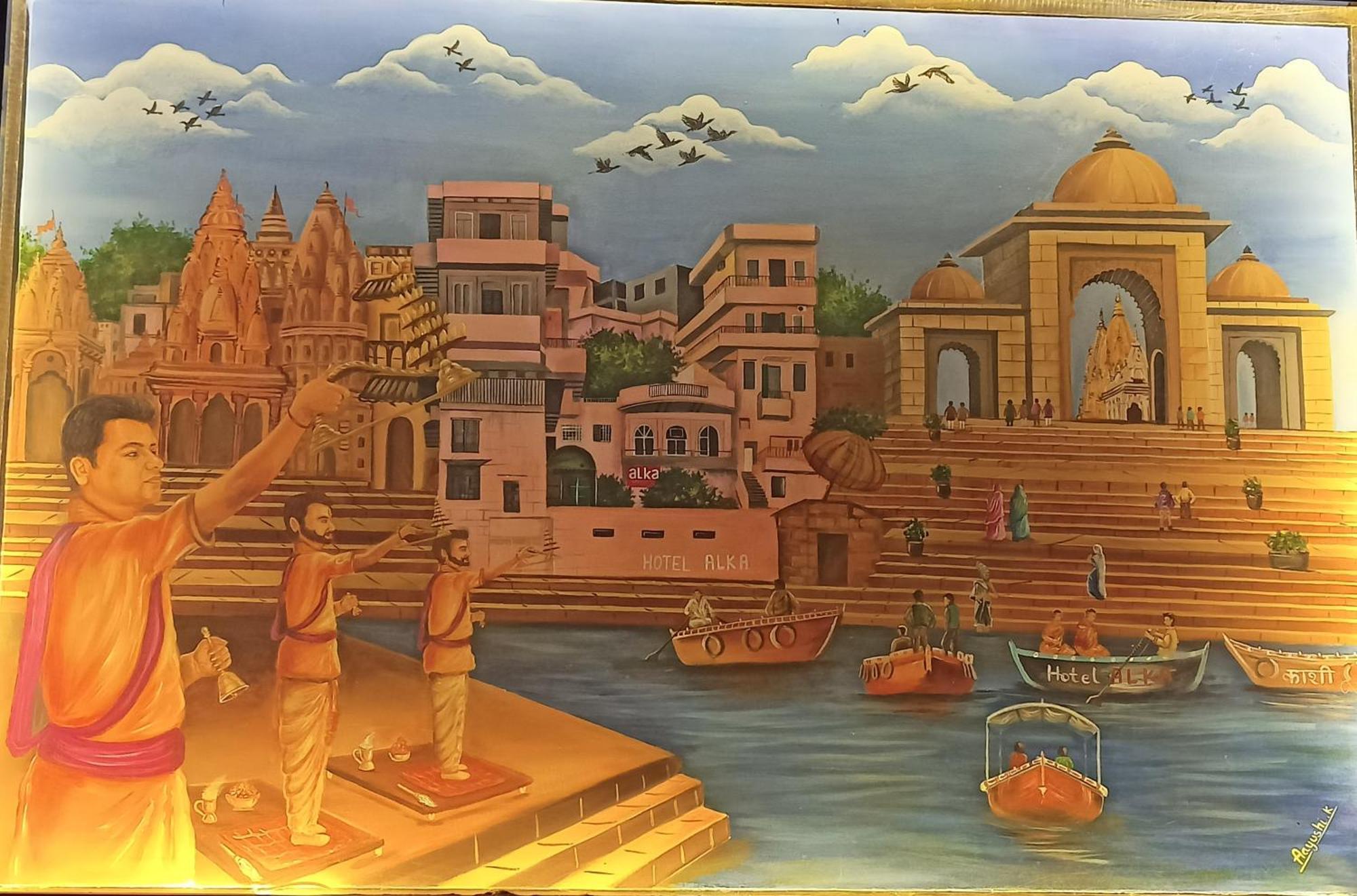 Hotel Alka Varanasi Exterior foto